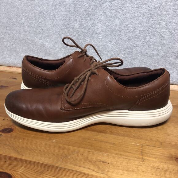 Cole Haan Grand Dress Shoes Mens 12M Tour Plain Ox Woodbury Ivory C29412 - Picture 8 of 12